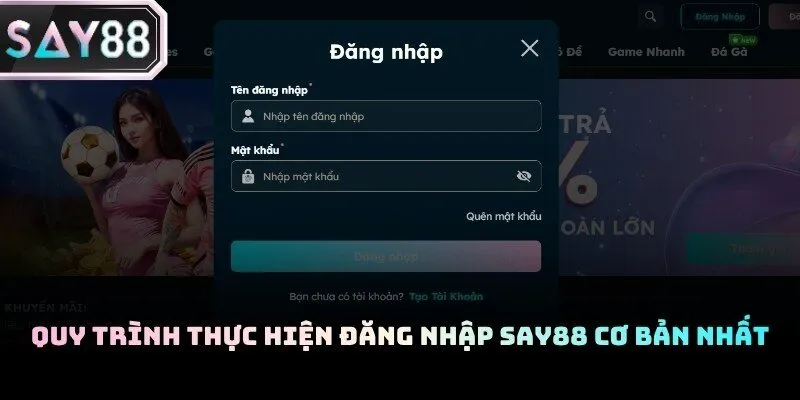 Hệ thống xử lý dữ liệu đăng nhập Say88 siêu tốc khi truy cập tài khoản