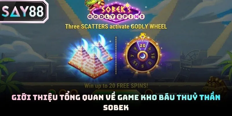 Giao diện thần thoại Ai Cập huyền bí với hình ảnh thần Sobek